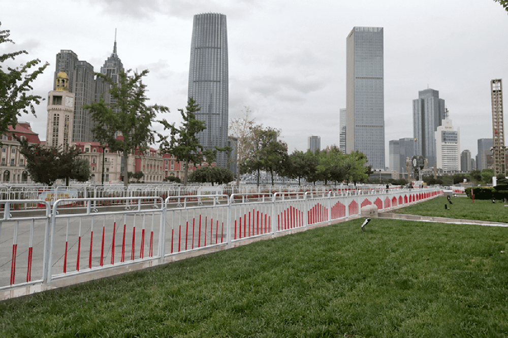 祖國70周年大慶系列活動現(xiàn)場（天津解放橋）